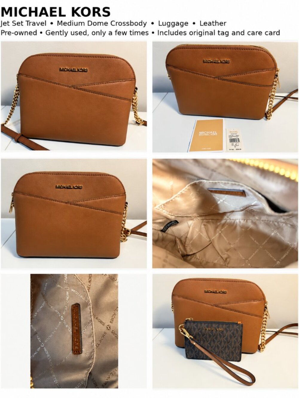 Michael Kors Jet Set Travel Medium Dome Crossbody